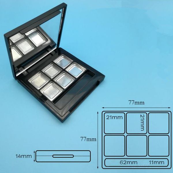 new diy empty 6 square grid eyeshadow lipstick powder box case cosmetic packing fast shipping f437
new diy empty 6 square grid eyeshadow lipstick powder box case cosmetic packing fast shipping f437