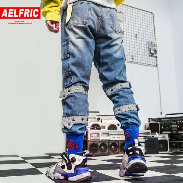 aelfric eden jeans men 2018 cargo pants vintage hip hop skinny denim trousers fashion harajuku joggers harem streetwear kj09, Blue
aelfric eden jeans men 2018 cargo pants vintage hip hop skinny denim trousers fashion harajuku joggers harem streetwear kj09, Blue
