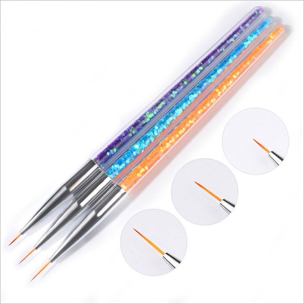 arylic handle metal nail art painting brushes nail painting lines design pen brush nylon hair superfine brush pen tools, Yellow
arylic handle metal nail art painting brushes nail painting lines design pen brush nylon hair superfine brush pen tools, Yellow