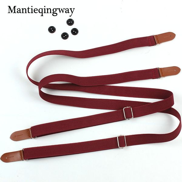 mantieqingway fashion suspenders for mens strap buttons suspenders for women braces elastic shoulder belt with 4 buttons, Black;white
mantieqingway fashion suspenders for mens strap buttons suspenders for women braces elastic shoulder belt with 4 buttons, Black;white