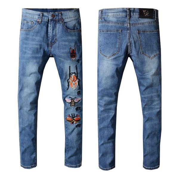 2018 мужские узкие байкерские джинсы брендовый дизайнер сша размер 29 ~ 42 slim fit мужские мотоциклетные мото-байкеры хип-хоп мужские джинс, Blue
2018 мужские узкие байкерские джинсы брендовый дизайнер сша размер 29 ~ 42 slim fit мужские мотоциклетные мото-байкеры хип-хоп мужские джинс, Blue