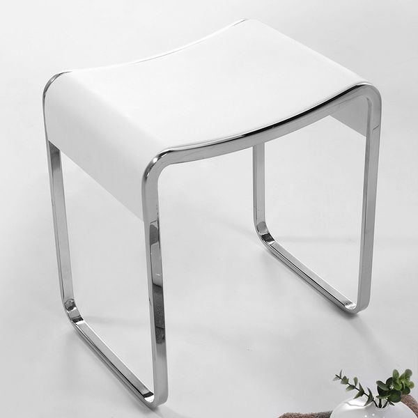 

Solid Surface Stone Furniture Stool Bench Chair Bathroom Steam Shower Seat 16 x 12 inch SW140