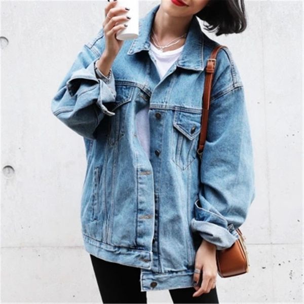 2018 oversized basic coats denim jacket coat female casual outwear loose light blue plus size women jeans jacket zy4159, Black;brown
2018 oversized basic coats denim jacket coat female casual outwear loose light blue plus size women jeans jacket zy4159, Black;brown