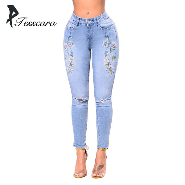 women skinny slim pencil jeans female low waist ripped pants female plus size embroidery denim trousers girl elasticity bottom, Blue
women skinny slim pencil jeans female low waist ripped pants female plus size embroidery denim trousers girl elasticity bottom, Blue