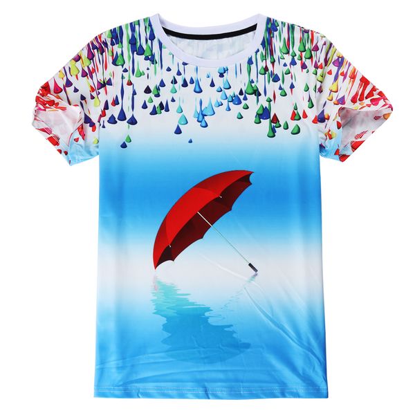 fashion colorful painting t-shirt funny 3d printed women/men short sleeve summer t-shirt casual k90, White;black
fashion colorful painting t-shirt funny 3d printed women/men short sleeve summer t-shirt casual k90, White;black