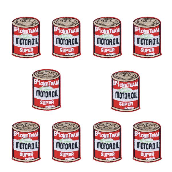 diy motor oil patches for clothing iron embroidered patch applique iron on patches sewing accessories badge stickers on clothes, Black
diy motor oil patches for clothing iron embroidered patch applique iron on patches sewing accessories badge stickers on clothes, Black