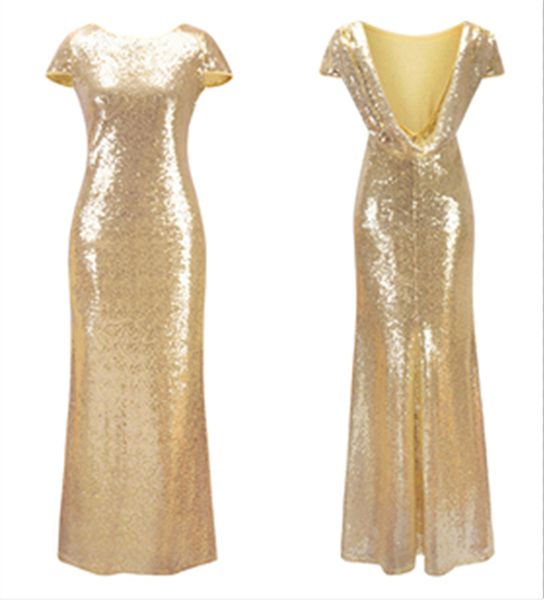 gold glitz sequined mermaid prom dresses a line dress short sleeve backless floor length ladies formal evening dresses bridemaid dress, White;pink
gold glitz sequined mermaid prom dresses a line dress short sleeve backless floor length ladies formal evening dresses bridemaid dress, White;pink