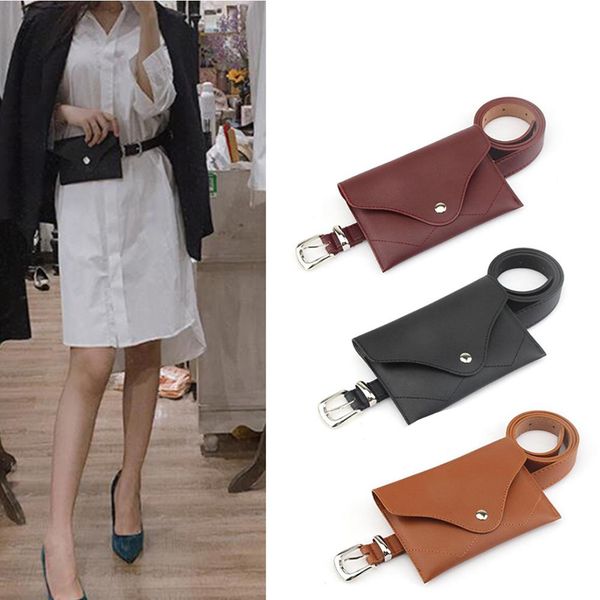 women leather belt fanny pack with removable belts waist belt bag with hasp retro clothing accessories 5 colors, Black;brown
women leather belt fanny pack with removable belts waist belt bag with hasp retro clothing accessories 5 colors, Black;brown