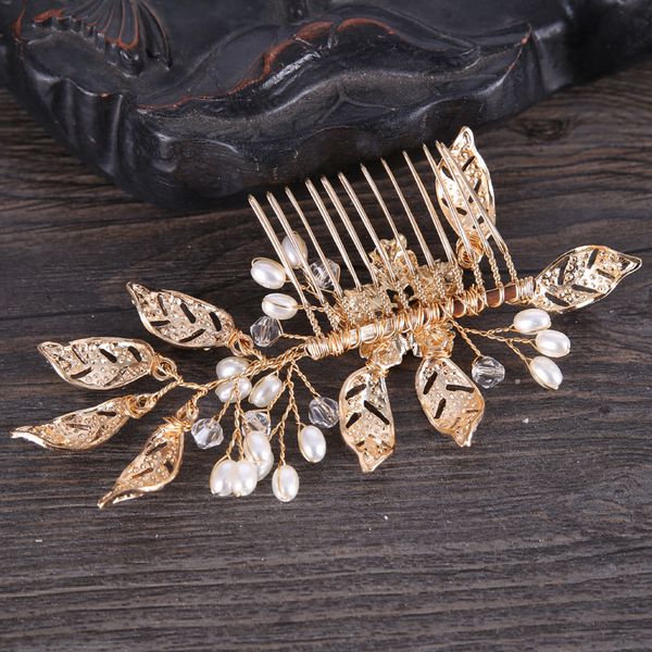 leaf hair comb wedding hair jewelry handmade bridal headpiece bridesmaid hair accessories women gold color bride hairpiece, Slivery;golden
leaf hair comb wedding hair jewelry handmade bridal headpiece bridesmaid hair accessories women gold color bride hairpiece, Slivery;golden