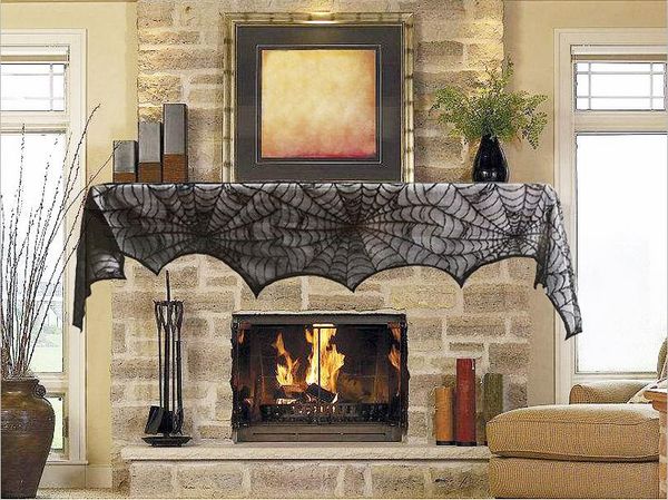 2pcs/lot 46*244cm halloween black lace spider decoration fireplace mantle tablecloth scarf cover for halloween birthday party de
2pcs/lot 46*244cm halloween black lace spider decoration fireplace mantle tablecloth scarf cover for halloween birthday party de