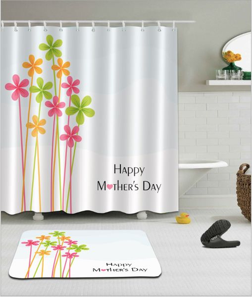 lovely clover pattern 3d print custom waterproof bathroom modern shower curtain polyester fabric bathroom curtain door mat sets
lovely clover pattern 3d print custom waterproof bathroom modern shower curtain polyester fabric bathroom curtain door mat sets
