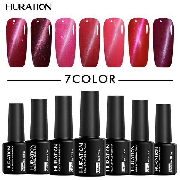 huration lucky professional 3d cat eye uv lamp 8ml gel nail polish 24 colors art gels polish semi permanent french gel varnish, Red;pink
huration lucky professional 3d cat eye uv lamp 8ml gel nail polish 24 colors art gels polish semi permanent french gel varnish, Red;pink