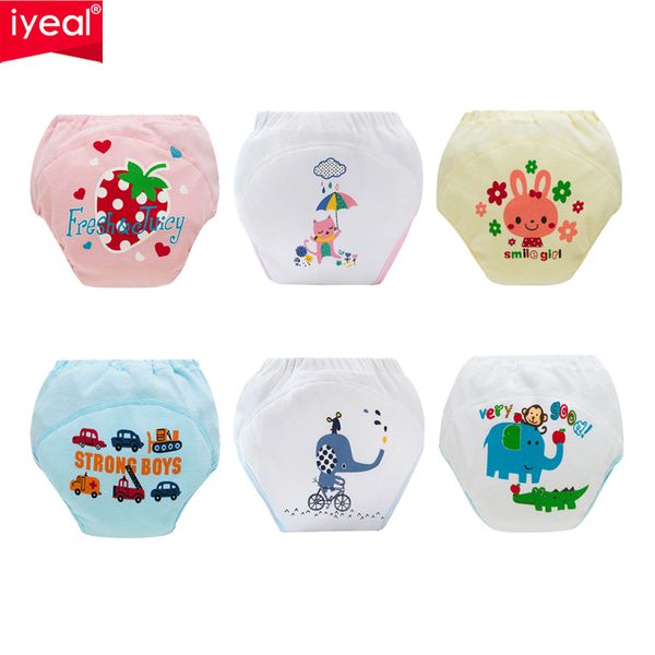 iyeal 6pcs cotton reusable baby training pants infant shorts underwear cloth diaper nappies baby waterproof potty training pants
iyeal 6pcs cotton reusable baby training pants infant shorts underwear cloth diaper nappies baby waterproof potty training pants