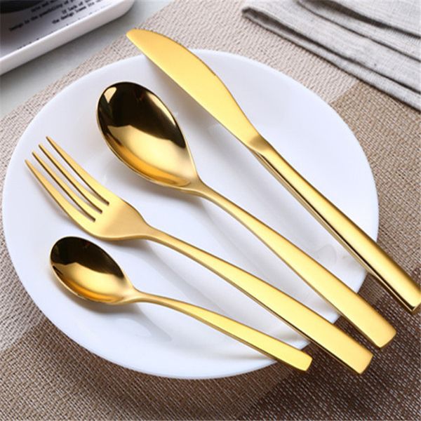 gold dinnerware set cutlery tableware flatware wholesale 4pcs set stainless steel dinner knife fork spoon tea spoon
gold dinnerware set cutlery tableware flatware wholesale 4pcs set stainless steel dinner knife fork spoon tea spoon