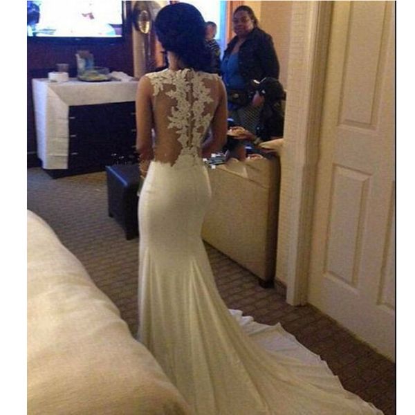 new white mermaid lace appliques prom party dress evening gown custom made dress party evening, Black
new white mermaid lace appliques prom party dress evening gown custom made dress party evening, Black