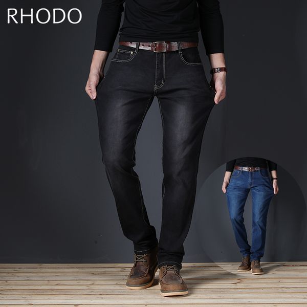 new autumn men`s stretch slim straight jeans denim pants business trousers plus size 28-48, Blue
new autumn men`s stretch slim straight jeans denim pants business trousers plus size 28-48, Blue