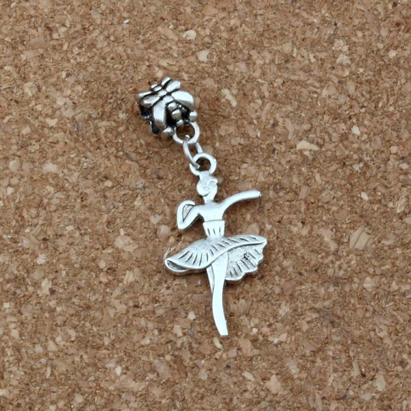 100pcs/lot antiqued silver ballet dancer girl dangles beads fit european charm bracelet jewelry diy metal 14.5x39mm a- 344a, Bronze;silver
100pcs/lot antiqued silver ballet dancer girl dangles beads fit european charm bracelet jewelry diy metal 14.5x39mm a- 344a, Bronze;silver