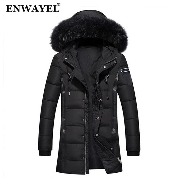 enwayel autumn winter warm duck down jacket men jackets coat hooded x-long male down coat korean faux fur collar outwear ew135, Black
enwayel autumn winter warm duck down jacket men jackets coat hooded x-long male down coat korean faux fur collar outwear ew135, Black