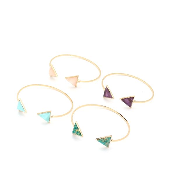 handmade inlay triangle natural stone bracelets druzy bangle inlay stone cuprum bracelets, Black
handmade inlay triangle natural stone bracelets druzy bangle inlay stone cuprum bracelets, Black