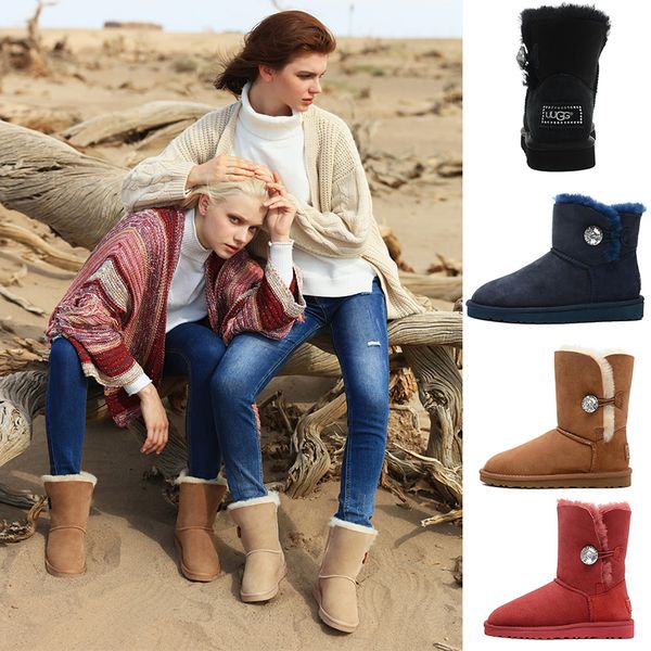 wgg bailey designer women australia classic ankle knee short half boots glitter winter snow boots crystal button bling boot 36-41, Black
wgg bailey designer women australia classic ankle knee short half boots glitter winter snow boots crystal button bling boot 36-41, Black