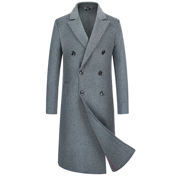 2018 winter men's business casual jacket windbreaker men double-faced woolen trench coat men fashion casual coat, Black
2018 winter men's business casual jacket windbreaker men double-faced woolen trench coat men fashion casual coat, Black