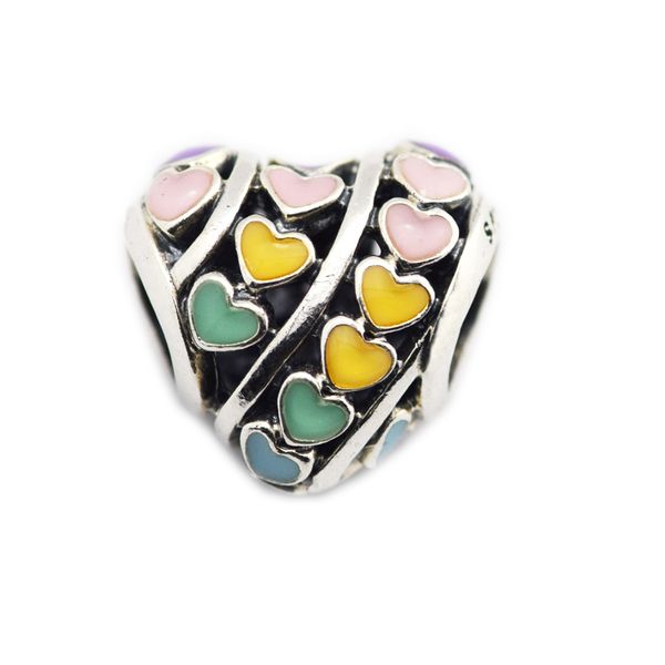 woman silver beads multi-color hearts charm fit european snake chain bracelet & bangle sterling jewelry charms for make up
woman silver beads multi-color hearts charm fit european snake chain bracelet & bangle sterling jewelry charms for make up
