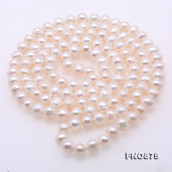 long pearl jewellery 47inches 9-10mm white color natural freshwater pearl necklace, Silver
long pearl jewellery 47inches 9-10mm white color natural freshwater pearl necklace, Silver