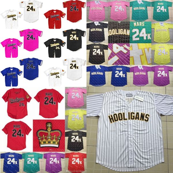 Bruno Mars 24K Hooligans Baseball Jersey BET Awards Crown Baseball Jerseys Men Women Youth All Stitched Baseball Jerseys
Bruno Mars 24K Hooligans Baseball Jersey BET Awards Crown Baseball Jerseys Men Women Youth All Stitched Baseball Jerseys