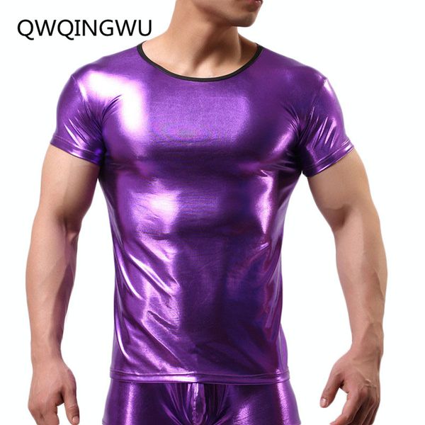 sexy cool men's undershirt imitation leather man t shirts fashion men t-shirt underwear polyester men fitness undershirts, Black;brown
sexy cool men's undershirt imitation leather man t shirts fashion men t-shirt underwear polyester men fitness undershirts, Black;brown