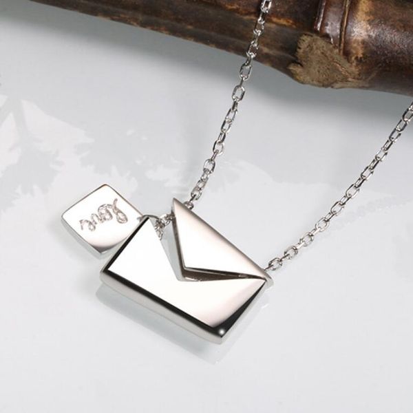 jewelry s925 sterling silver necklace for women envelope love letter pendant necklace fashion of shipping
jewelry s925 sterling silver necklace for women envelope love letter pendant necklace fashion of shipping