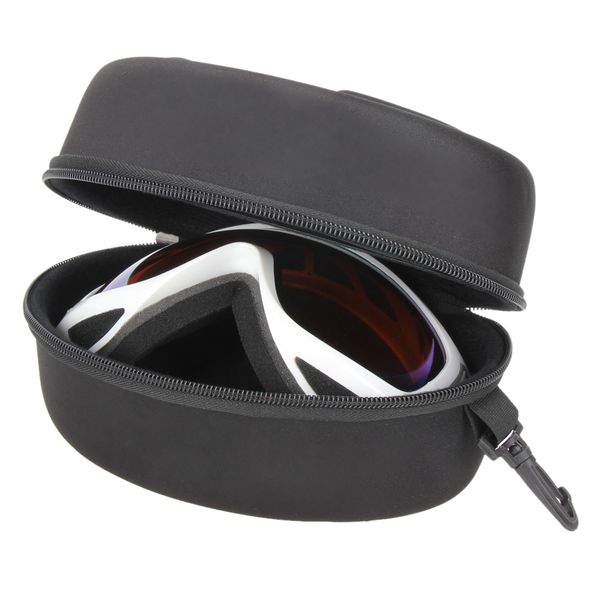 portable eva ski goggle glasses protector case(without goggles) glasses box sunglasses zipper storage bag with buckle hook black 
portable eva ski goggle glasses protector case(without goggles) glasses box sunglasses zipper storage bag with buckle hook black