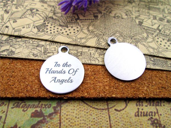 40pcs--"in the hands of angels "stainless steel charms more style for choosing diy charms pendants for necklace, Bronze;silver
40pcs--"in the hands of angels "stainless steel charms more style for choosing diy charms pendants for necklace, Bronze;silver
