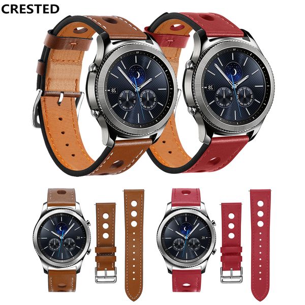 genuine leather strap for samsung classic/gear s3 frontier band strap replacement watchband smartwatch 22mm wrist bracelet belt, Black;brown
genuine leather strap for samsung classic/gear s3 frontier band strap replacement watchband smartwatch 22mm wrist bracelet belt, Black;brown
