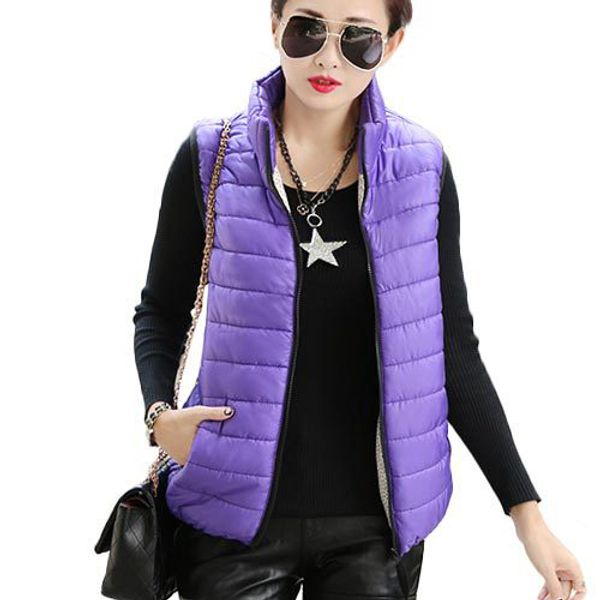 Regular Plus Size Women Sleeveless Jacket Winter Korean Short Cotton Regular Basic Paragraph Slim Coat Outerwear New Solid
Regular Plus Size Women Sleeveless Jacket Winter Korean Short Cotton Regular Basic Paragraph Slim Coat Outerwear New Solid