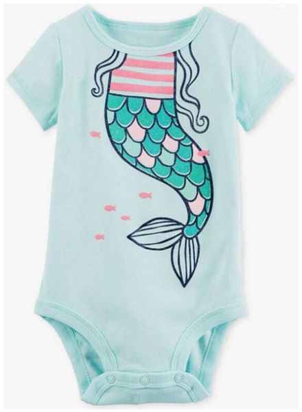 girl mermaid print cotton rompers baby summer short sleeve jumpsuit one piece kids summer clothes cn g025, Blue
girl mermaid print cotton rompers baby summer short sleeve jumpsuit one piece kids summer clothes cn g025, Blue