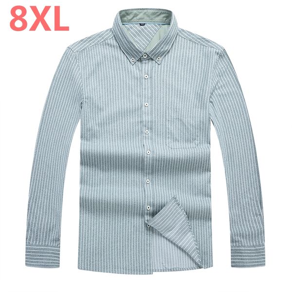 big large size 10xl 8xl 6xl 5xl 4xl fashion men loose fit long sleeve shirt casual business shirt plus size striped cotton, White;black
big large size 10xl 8xl 6xl 5xl 4xl fashion men loose fit long sleeve shirt casual business shirt plus size striped cotton, White;black