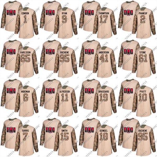 2018 Veterans Day Matt Duchene Ottawa Senators Erik Karlsson Craig Anderson Stone Phaneuf Mike Condon Derick Brassard Ryan Hockey Jersey
2018 Veterans Day Matt Duchene Ottawa Senators Erik Karlsson Craig Anderson Stone Phaneuf Mike Condon Derick Brassard Ryan Hockey Jersey