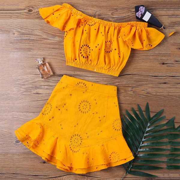 pullover women sets tracksuits off shoulder crop and mini skirts ruffle two piece sets strapless women summer suits, Gray
pullover women sets tracksuits off shoulder crop and mini skirts ruffle two piece sets strapless women summer suits, Gray