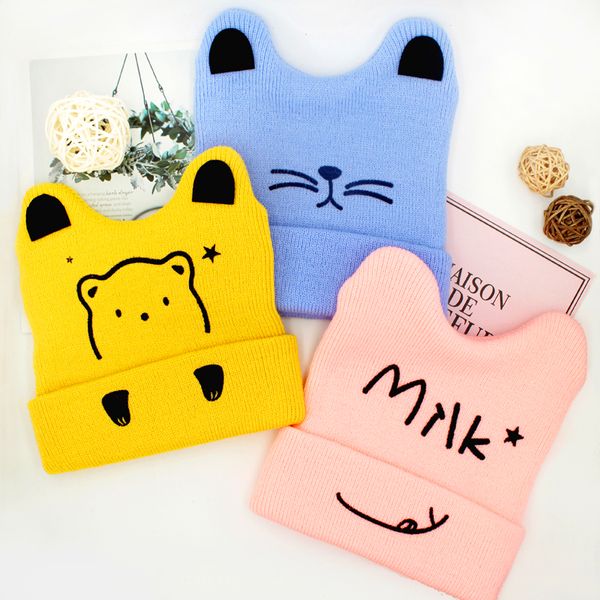 2018 new fashion children toddle cute cartoon colorful print cat bear winter warm hat kids lovely knitted baby girls boys cap
2018 new fashion children toddle cute cartoon colorful print cat bear winter warm hat kids lovely knitted baby girls boys cap