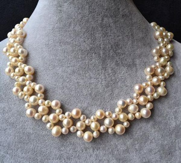 new arriver white pearl jewellery,16 inches 5-9mm genuine freshwater pearl necklace,handmade bridesmaid wedding woman jewelry, Black
new arriver white pearl jewellery,16 inches 5-9mm genuine freshwater pearl necklace,handmade bridesmaid wedding woman jewelry, Black
