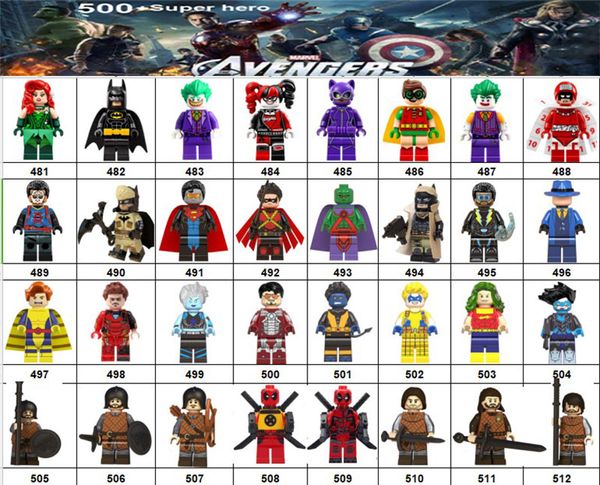 wholsale super hero mini figures marvel avengers dc justice league wonder woman spiderman ironman black panther building blocks kids gifts
wholsale super hero mini figures marvel avengers dc justice league wonder woman spiderman ironman black panther building blocks kids gifts