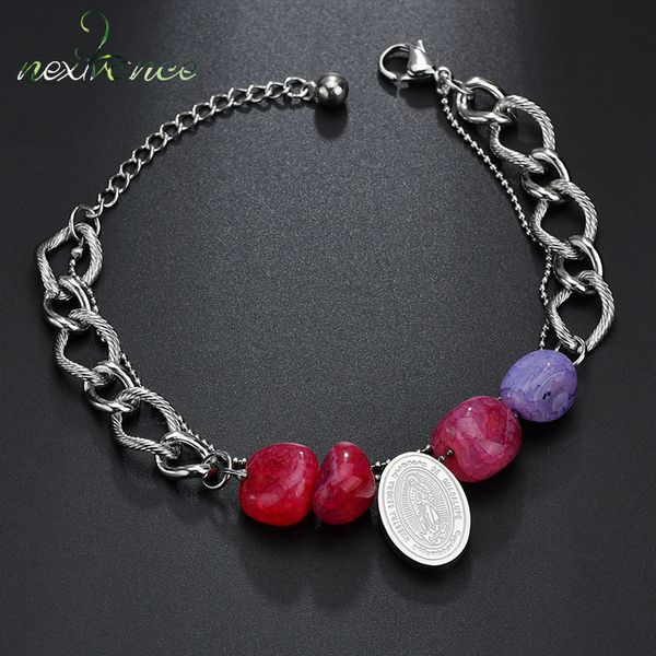 nextvance gadalupe virgin mary medallion pendant bracelets double layer color beaded chain bracelet for women amulet jewelry, Black
nextvance gadalupe virgin mary medallion pendant bracelets double layer color beaded chain bracelet for women amulet jewelry, Black