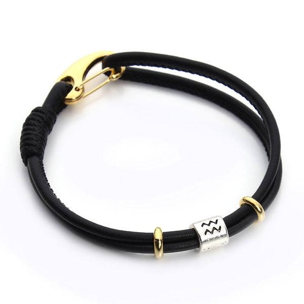 2017 new fashion 12 constellations black leather bracelets for women zodiac horoscope charm bracelets men birthday gifts f3093, Golden;silver
2017 new fashion 12 constellations black leather bracelets for women zodiac horoscope charm bracelets men birthday gifts f3093, Golden;silver