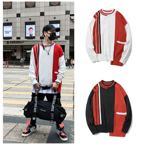 new tide brand high street hip-hop round sweater men's korean men's sweaters youth slim clothes boys sweaters, White;black
new tide brand high street hip-hop round sweater men's korean men's sweaters youth slim clothes boys sweaters, White;black