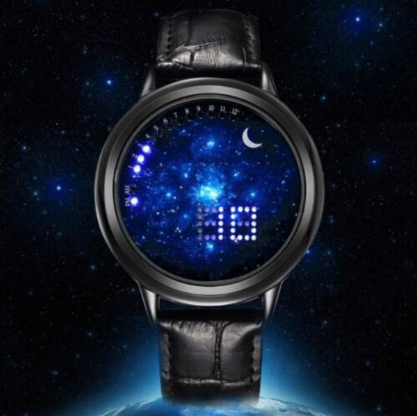 geekthink brand luminous ladies watches men women digital led touch screen clock creative gift 2018, Slivery;brown
geekthink brand luminous ladies watches men women digital led touch screen clock creative gift 2018, Slivery;brown