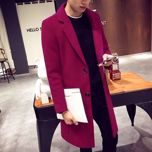 coats man winter 2018 korean wool coat men warm men's woolen long overcoat jacket solid mens wool blend lapel collar trench navy, Black
coats man winter 2018 korean wool coat men warm men's woolen long overcoat jacket solid mens wool blend lapel collar trench navy, Black