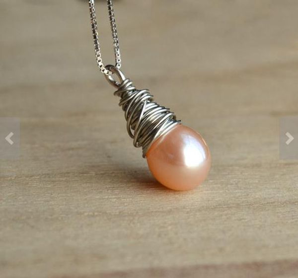 freshwater pearl necklace,pale pink color natural pearl pendant sterling silver chain necklace,wedding pearl jewellery, Black
freshwater pearl necklace,pale pink color natural pearl pendant sterling silver chain necklace,wedding pearl jewellery, Black