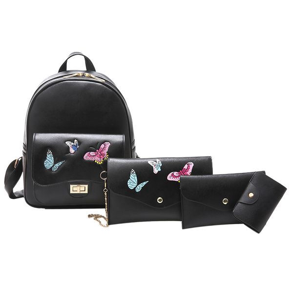4pcs/set woman leather composite bag butterfly backpack bag famous school for girls purse travel rucksack
4pcs/set woman leather composite bag butterfly backpack bag famous school for girls purse travel rucksack