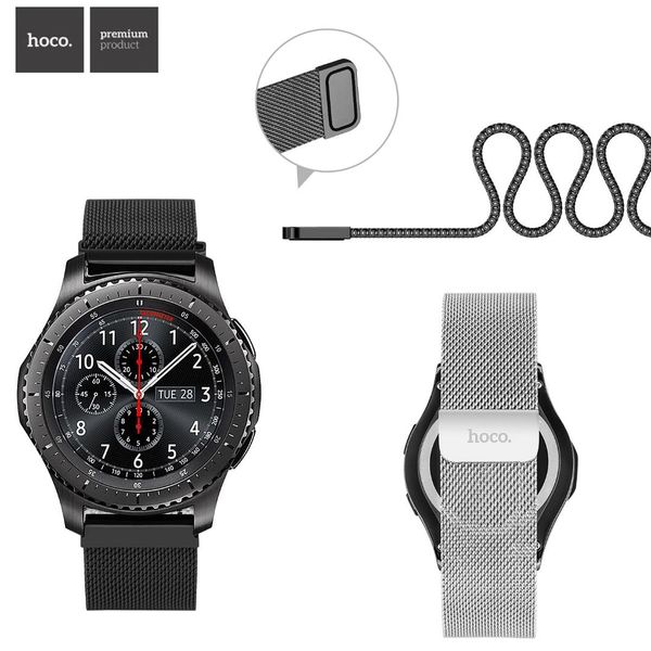 hoco magnetic closure milanese loop watch band for samsung galaxy gear s3 classic wrist strap for samsung gear s3 frontier band, Black;brown
hoco magnetic closure milanese loop watch band for samsung galaxy gear s3 classic wrist strap for samsung gear s3 frontier band, Black;brown