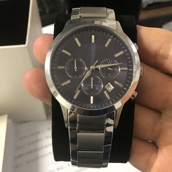 new 2448 quartz chronograph mens watch japan movement stainless steel strap gents wristwatch + box, Slivery;brown
new 2448 quartz chronograph mens watch japan movement stainless steel strap gents wristwatch + box, Slivery;brown